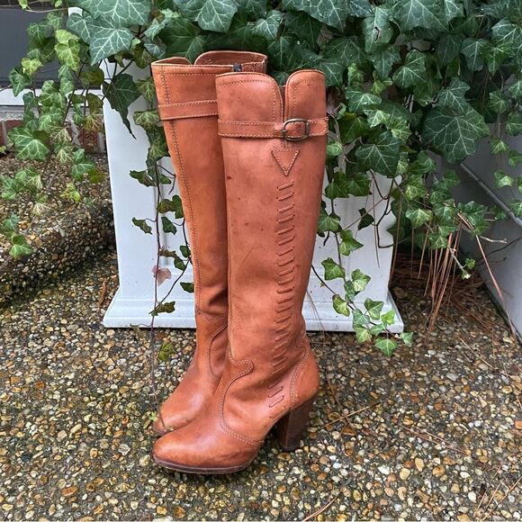 Shoes - Vintage Boho hippie 1970’s leather boots 5